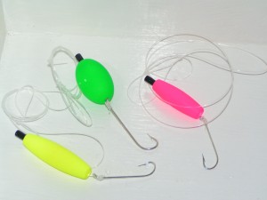 floats of all colors,shapes and sizes on Striped bass rigs, make these rigs very versatile floats of all colors,shapes and sizes on Striped bass rigs, make these rigs very versatile