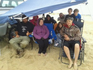 delaware surf fishing, herring point beach, gordons pond, dsf, 
