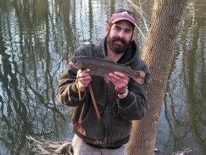 raibow trout, white clay creek, christiana river, trout season