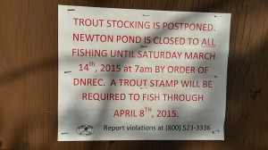 trout pond season, trout stamp in delaware