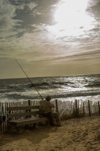 bethany beach boardwalk, surf angler, heavy seas, delaware, sussex county,