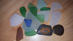 sea glass, beach combing, delaware, sussex county