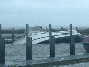 noreastr hits east coast, bay city damage, indian river bay