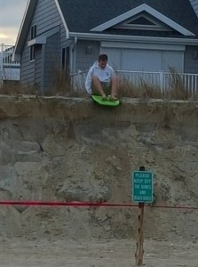 damaged dunes, bethany beach, stay off the dunes, delaware, sussex county