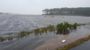 long neck, delaware, flooded roads, conditions